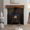 Fireplace Cast Iron Heater Home Log Burning Flame Effect Living Room Stove 4500W