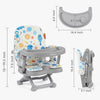 3 in 1 Baby Highchair Height Adjustable High Feeding Booster Seat Toddler Chair