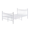 Strong Metal Bed Frame 4ft 4ft6 Double Size Solid Bedstead Base +MATTRESS