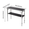 Camping Bar Table Folding Portable Trestle Picnic BBQ Outdoor Party Garden Desk