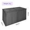 Extra Large Outdoor Storage Box Garden Plastic Patio Container Chest 750L XL