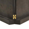 Homgoday Table Dark Grey 160x50x(2-6) Treated Solid Wood Oak, Kitchen P5G7