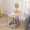 Small End Table Oval Side Table for Small Spaces Sofa Side Table for Living Room