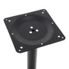 Black Metal Pedestal Table Leg Industrial Furniture Stand Round Replacement Base
