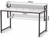Computer Desk Laptop PC Study Table Writing Home Office Desk Workstation Shelves