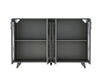 Sideboard Kitchen Buffet Cupboard Console Table with Glass Doors Cabinet 2 Shelf