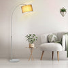 Modern Floor Lamp Adjustable Height Freestanding Metal Light Reading Light
