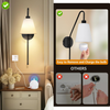 Wireless Wall Sconce Set of 2, Modern Battery-Operated Wall Lights with Remote,