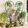 2PCS XL Plant Stand Shelf Outdoor Garden Patio Flower Shelf Basket Hanging Racks