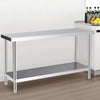 Stainless Steel Commercial Catering Table Work Bench Food Prep Kitchen Shelf UK