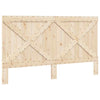 Bed Frame with Headboard 180x200 King Solid Wood Pine B7B2