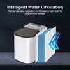1.5L Countertop Ice Maker Portable Ice Cube Maker+Self-Cleaning Function & Scoop