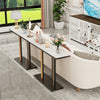 Real Marble Console Table Hallway Table Accent Coffee Table Sofa Table Furniture