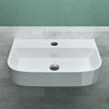 Countertop Basin Bathroom Sink Ceramic Rectangle Small Sink 380mm Wide
