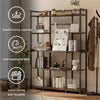 5 Tiers Kitchen Bakers Rack Rustic Cabinet Storage Organizer Shelving Unit Stand