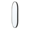 Metal Oval Black Frame Bathroom Bedroom Glass Makeup Vanity Mirror Wall Mounted
