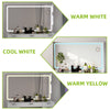Vanity Dressing Table 11 Drawers Makeup Desk Chair Set w/LED Mirror Stool White
