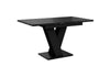 Extendable Table 120-160x80cm Kitchen Royal Marble Effect Masiv