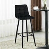2 Pcs Breakfast Bar Stools High Counter Chair Kitchen Pub Restaurant Barstool