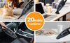 Car Hoover with Large-Capacity Battery, Handheld Vacuum Cleaner for Car/Home