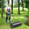 63L Steel Garden Lawn Roller Water Sand Filled Outdoor Grass Roller w/Drain Plug