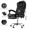 Massage Office Chair Gaming Computer Desk Swivel Recliner Chair Leather Footrest