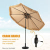 285cm Thatched Tiki Umbrella Hawaiian Style Hula Patio Beach Umbrella
