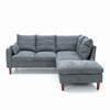 L-Shaped Corner Sofa, Sectional Couch with Built-in USB Port Chaise