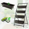 4-Tier Vertical Raised Garden Bed Freestanding Garden Planter 4 Container Boxes