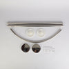Shower Curtain Rail Pole Non Rust U L Shape Adjustable Corner Shower Rail