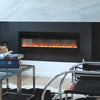 70" Electric Wall Mounted LED Fireplace 9 Flame Color Inset/Standing Fire Stove