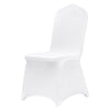 50PCS Stretch Spandex White Folding Chair Covers General Wedding Universal