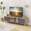 Wooden Display Table Home TV stand Media Console Table for TVs up to 65