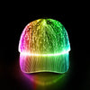 LED Hats Baseball Caps Glow Hat Unisex Light Rave Fiber Optic Hats 7 Colors