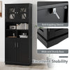 Freestanding Pantry Cabinet Kitchen Cupboard Sideboard Cabinet w/ Shelves
