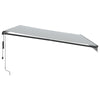 qohoio Automatic Retractable Awning with LEDs Anthracite&White 500x300 W1Y6