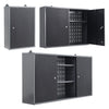 Lockable Garden Storage Cupboard Outdoor/Shed/Garage Tool Box Wall Chest Cabinet