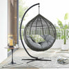 Adjustable Egg Chair Hanging Swing Stand Hammock Lounge Chair Bracket Max 330lbs
