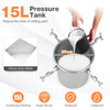 15L Paint Tank Pressure Paint Pot Adjusting Spray Range Spray Gun Outfit Kit