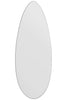 Large Frameless Tear Drop Wall Mirror - 63" X 24" 160 x 60cm MirrorOutlet