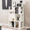 2PCS Bookshelf Display Shelf 3-tier Wooden Cube Storage Organizer Living Room