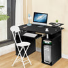 Computer Desk Home Office Workstation with 2 Drawers & Storage Compartments