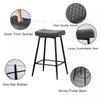 2X4X Breakfast Bar Stool Home Kitchen Pub Bar Stools With Footrest High Chair