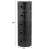 Round ABS Cylinder Cabinet Cupboard Drawer Storage Unit Bathroom Bedroom Stand