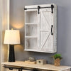 Wall Mounted Bathroom Mirror Cabinet Storage Shelf Door Unit Cupboard Organizer