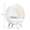 Round Makeup Storage Box Desktop Cosmetic Organizer Drawer Holder Tidy Case Bag