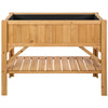 Raised Plant Bed Shelf Garden Wooden Box Flowers Herbs Vegetables Outdoor Patio