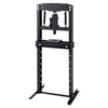 Black 12-Ton Adjustable Steel Hydraulic Work Shop Press Garage Presses Manual UK
