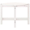 Coffee Table White 118x63x45 Solid Wood Pine Q9N3