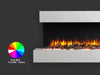 Endeavour Fires Runswick Wall Mounted Electric Fire, 220/240Vac, 50 Hz, 1&2kW